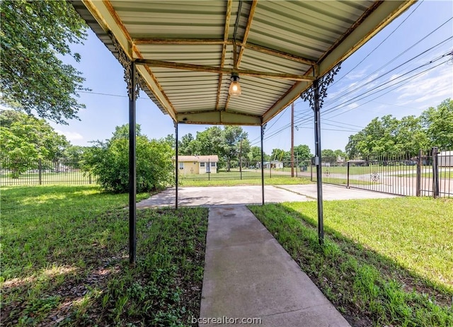 view of patio