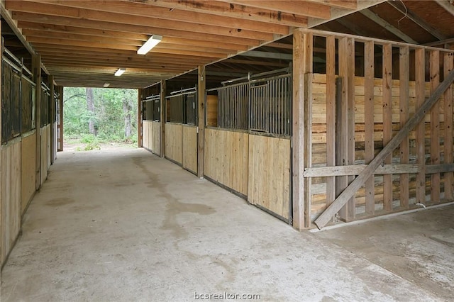 view of stable