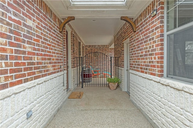 exterior space featuring covered porch