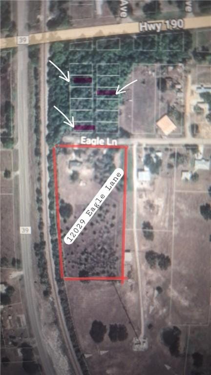 12029 Eagle Ln, North Zulch, TX 77872 - map of property location with property boundaries highlighted