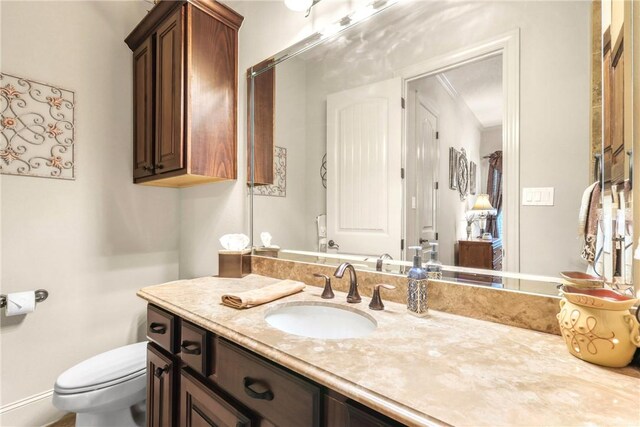 11376 Majestic Dr, Montgomery, TX 77356 - bathroom with toilet and vanity