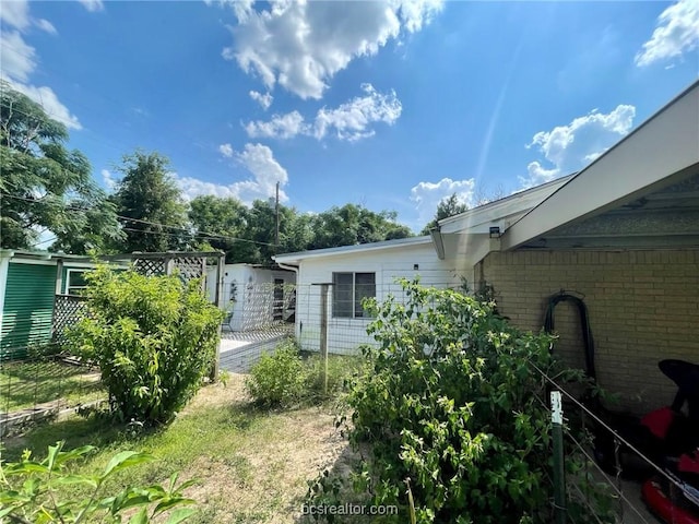 view of rear view of property