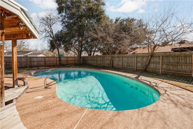 1205 King Arthur Cir, College Station, TX 77840 - view of swimming pool featuring a fenced backyard