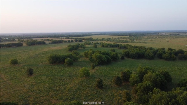 aerial view featuring a rural view