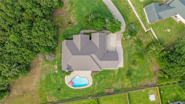 4675 River Garden Ct, Bryan, TX 77808 - aerial view of a pool