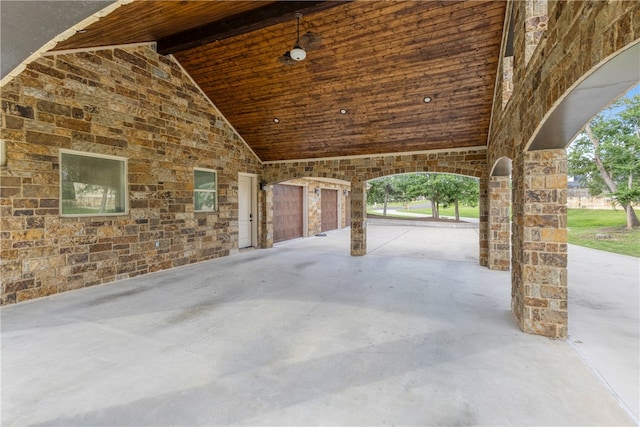 4675 River Garden Ct, Bryan, TX 77808 - view of patio / terrace with a garage