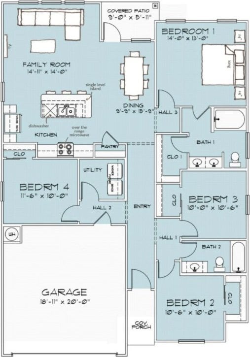 5307 Lyle Pl, Bryan, TX 77807 - room layout