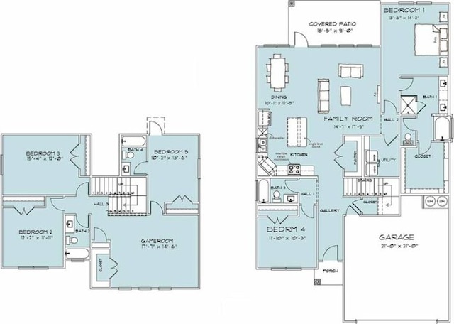 6409 Raleigh Loop, College Station, TX 77845 - home floor plan