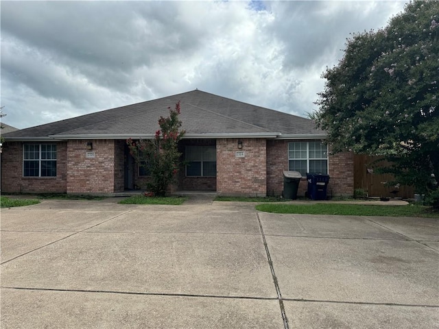 view of ranch-style house