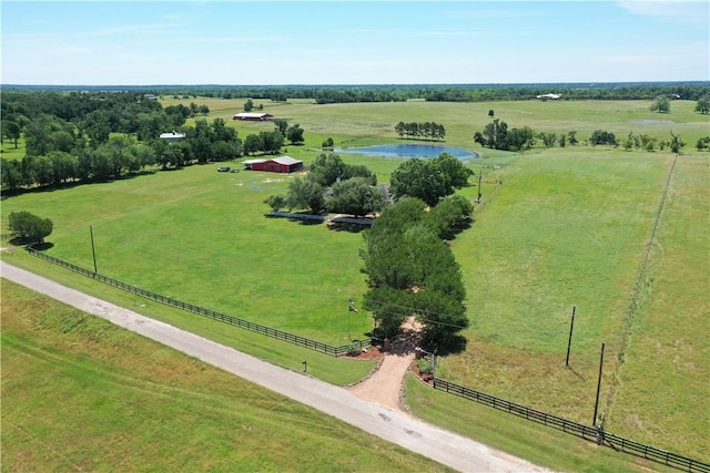 3151 Running River Ln, Washington, TX 77880 - aerial view of sparsely populated area featuring a nearby body of water and agricultural land