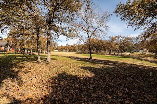 surrounding community featuring a yard