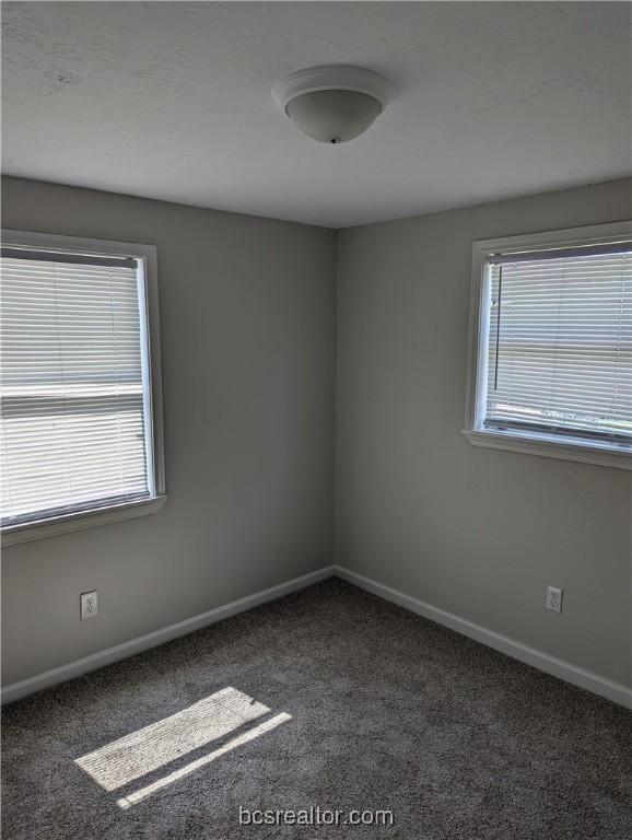 carpeted empty room featuring a healthy amount of sunlight