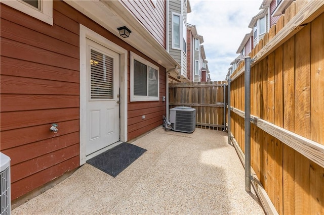 1198 Jones Butler Rd Unit 3103, College Station, TX 77840 - view of patio / terrace featuring cooling unit and fence