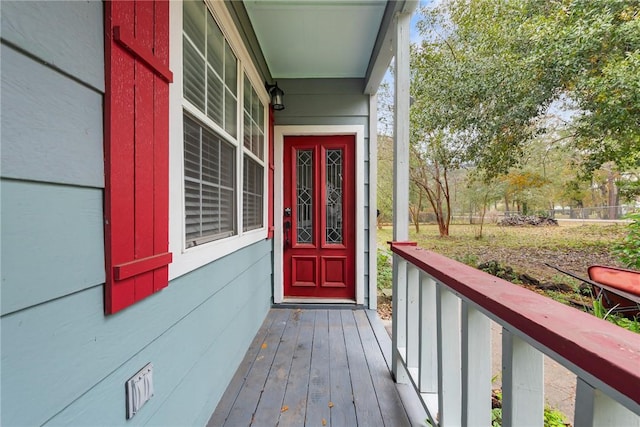 view of property entrance