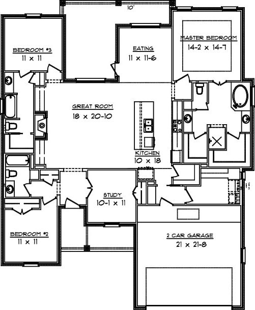 2803 Spector Dr, Bryan, TX 77808 - room layout