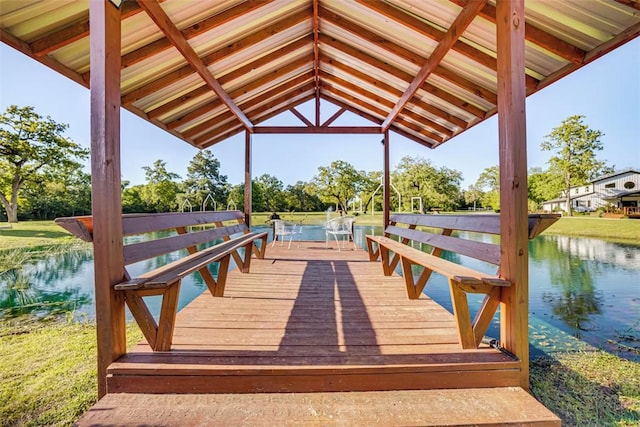 601 E Collard St, Madisonville, TX 77864 - dock area featuring a water view