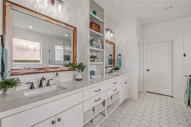 2181 Fm 166, Caldwell, TX 77836 - full bathroom with double vanity