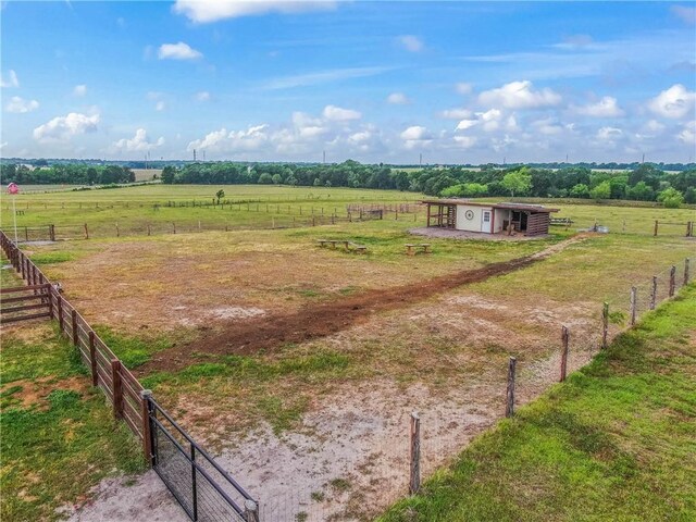 2181 Fm 166, Caldwell, TX 77836 - view of yard with a rural view, an outbuilding, and an exterior structure