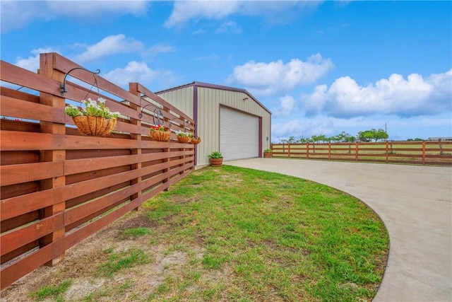 2181 Fm 166, Caldwell, TX 77836 - view of yard with fence, an outbuilding, and driveway