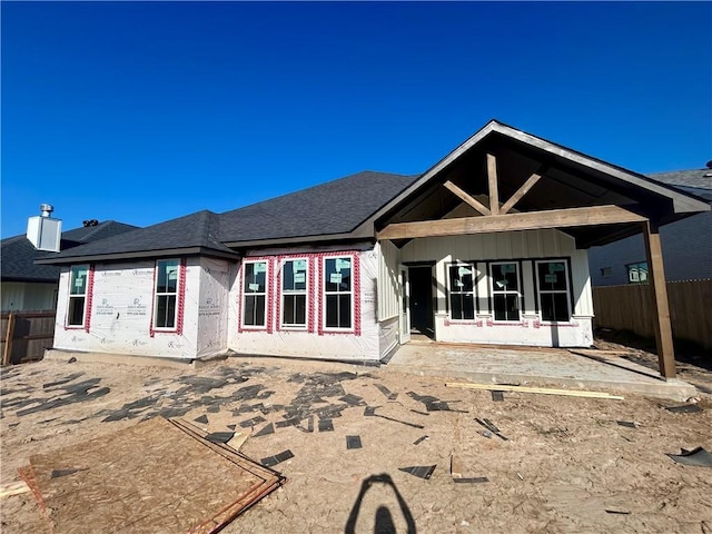 view of rear view of house