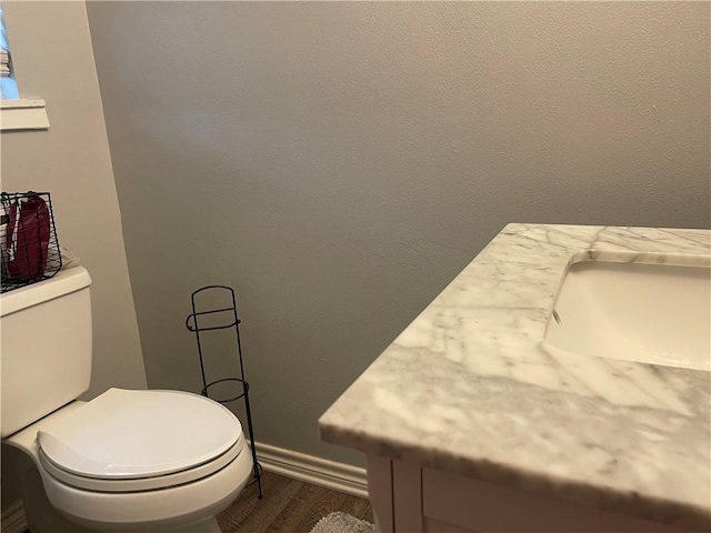 508 Victoria St, Navasota, TX 77868 - bathroom featuring wood finished floors and vanity