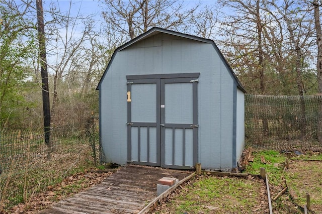 view of outbuilding