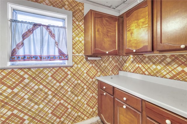 kitchen featuring tasteful backsplash