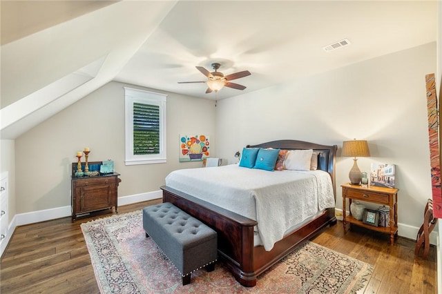 10560 St John Dr, Iola, TX 77861 - bedroom featuring wood finished floors, baseboards, and ceiling fan