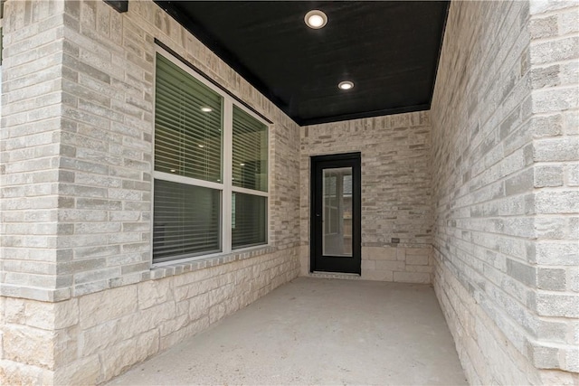 881 Double Mountain Rd, College Station, TX 77845 - entrance to property with brick siding