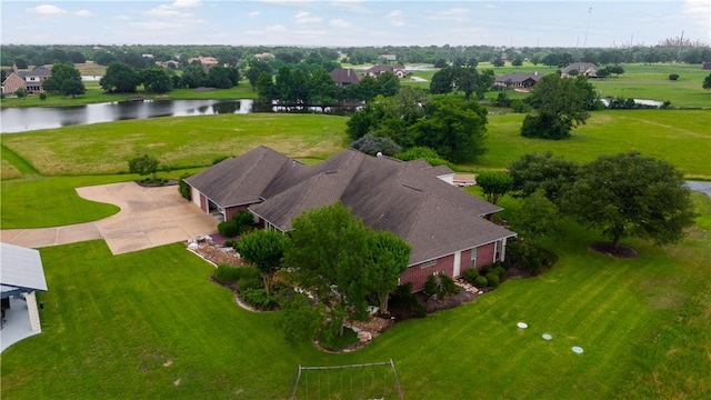 17265 Fm 2154th Rd, College Station, TX 77845 - drone / aerial view of a large body of water and a tree filled landscape