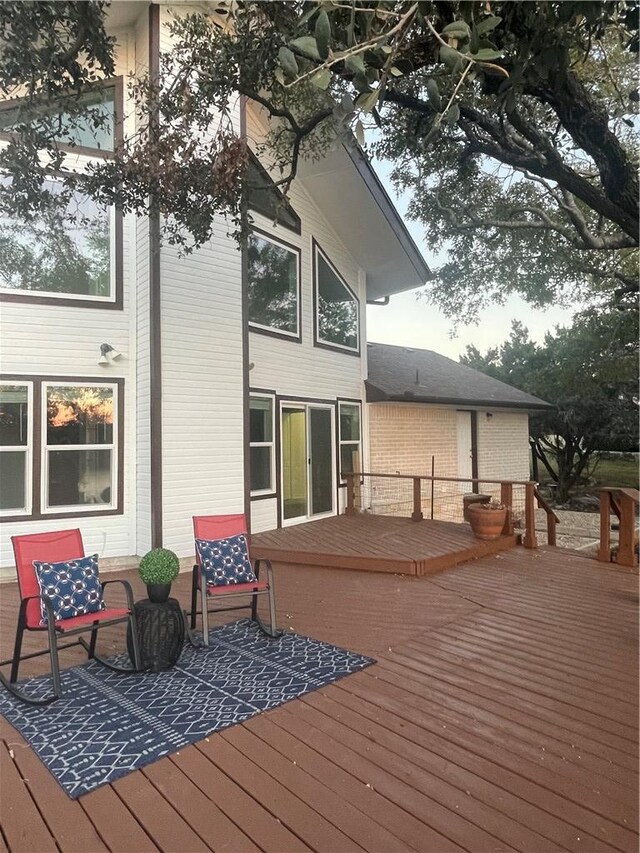15933 Goliad Loop, Temple, TX 76502 - view of wooden deck