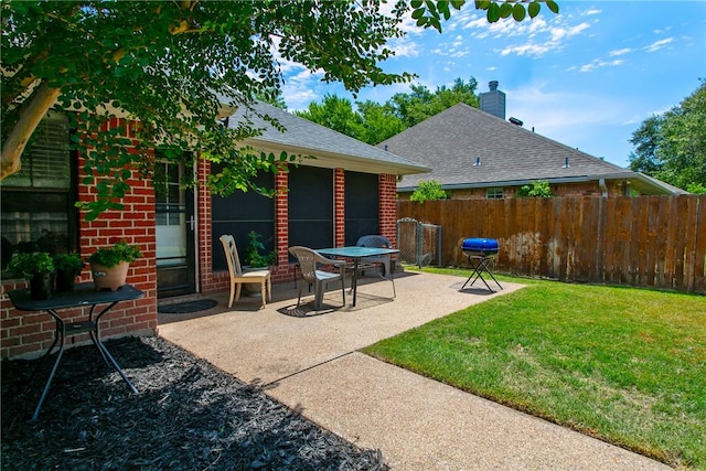 3900 Puffin Way, College Station, TX 77845 - view of patio / terrace with grilling area