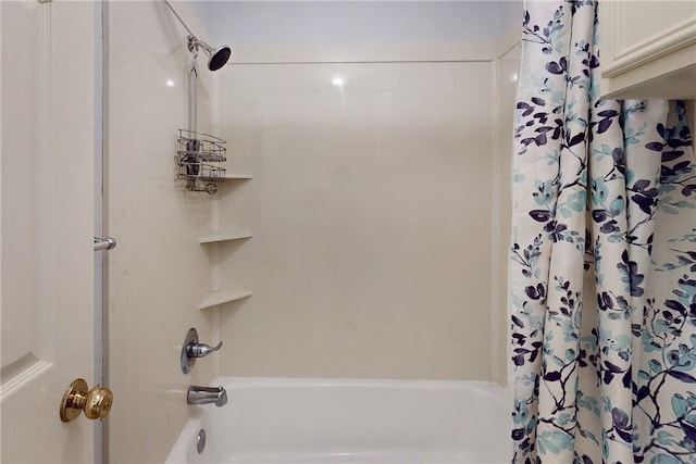 3900 Puffin Way, College Station, TX 77845 - full bath with shower / bathtub combination with curtain