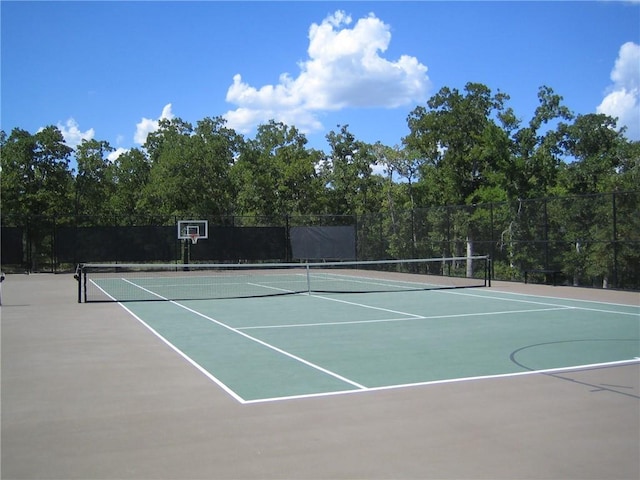 3719 Tatonga Trl, College Station, TX 77845 - view of tennis court featuring community basketball court