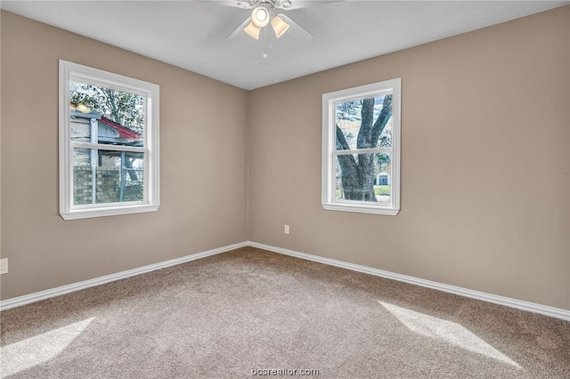 508 N O Neal St, Caldwell, TX 77836 - carpeted empty room with ceiling fan