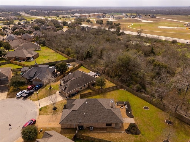 birds eye view of property featuring a residential view