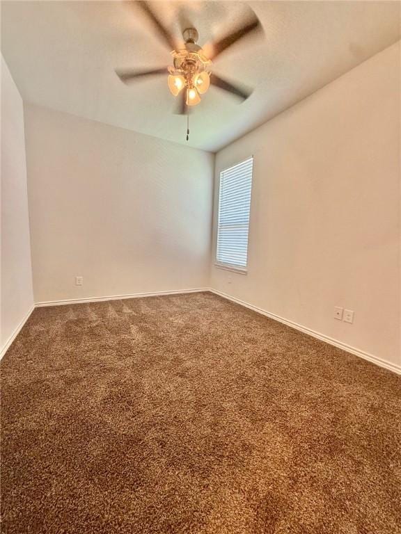 1074 Toledo Bend Dr, College Station, TX 77845 - spare room featuring a ceiling fan and carpet flooring