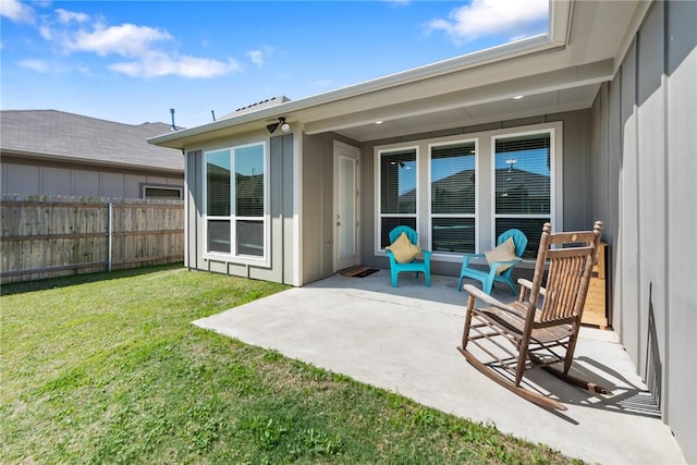 6317 Daytona Dr, College Station, TX 77845 - view of patio featuring fence