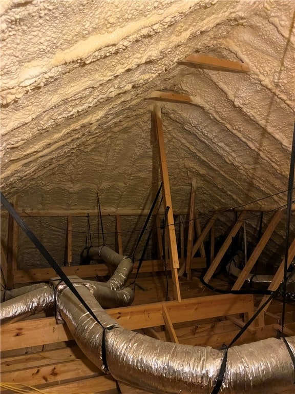 202 N Hearne St, Franklin, TX 77856 - view of unfinished attic