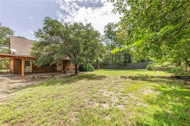 1500 Galde St, College Station, TX 77840 - view of yard featuring a patio area