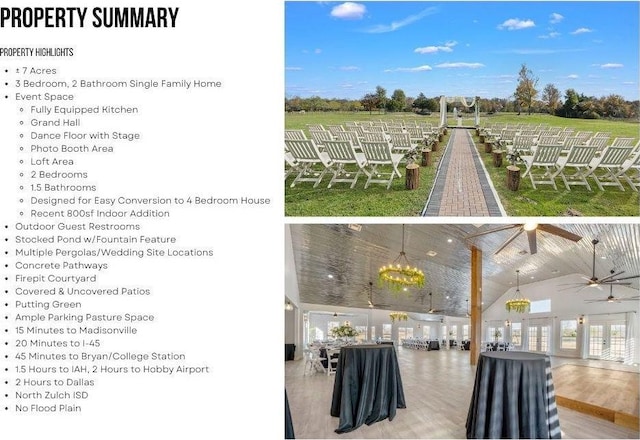 6191 Bethel Cemetery Rd, North Zulch, TX 77872 - view of a document with a collage of images