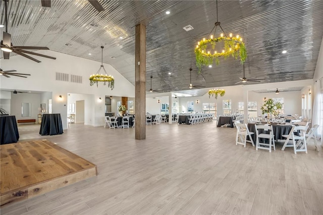 6191 Bethel Cemetery Rd, North Zulch, TX 77872 - lobby featuring high vaulted ceiling