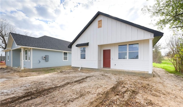 view of rear view of property