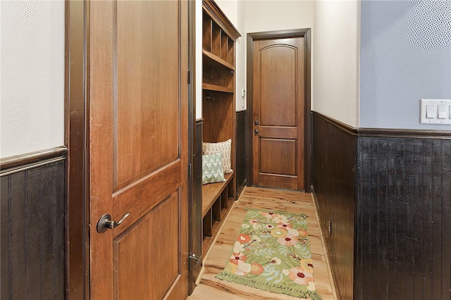 interior space featuring light hardwood / wood-style flooring