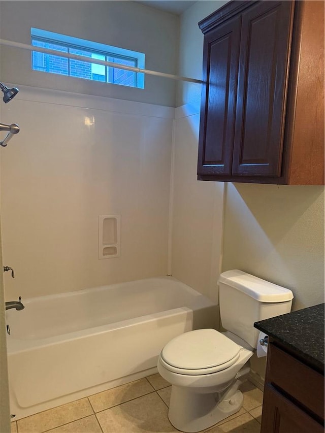 152 Forest Dr, College Station, TX 77840 - full bathroom with vanity, tile patterned floors, and bathtub / shower combination