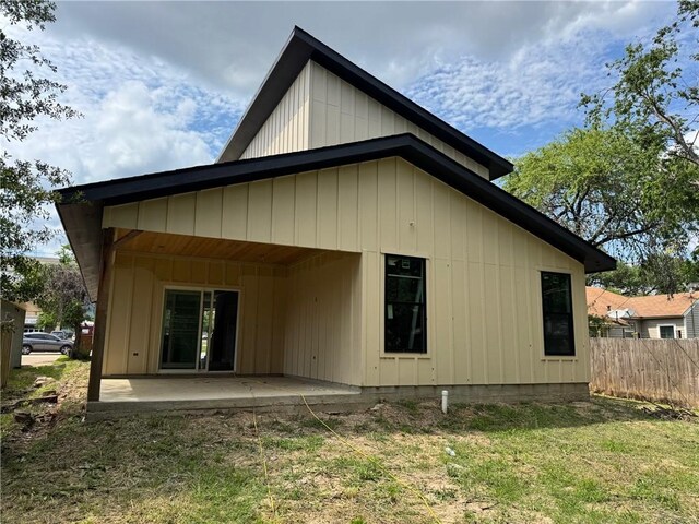 807 S Coulter Dr, Bryan, TX 77803 - rear view of property with a patio area