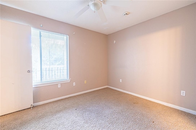 519 SW Pkwy Unit 203, College Station, TX 77840 - carpeted spare room with a ceiling fan, baseboards, and a smoke detector