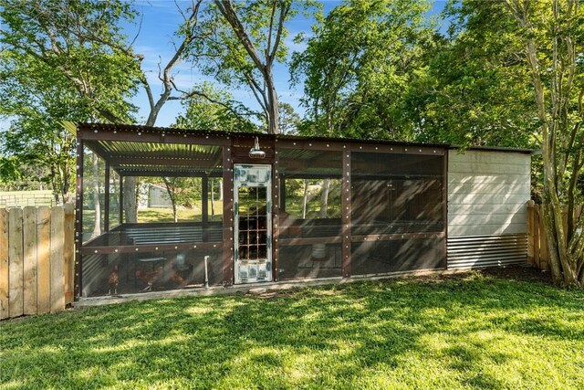 2355 Jackson League Cir, Brenham, TX 77337 - view of poultry coop