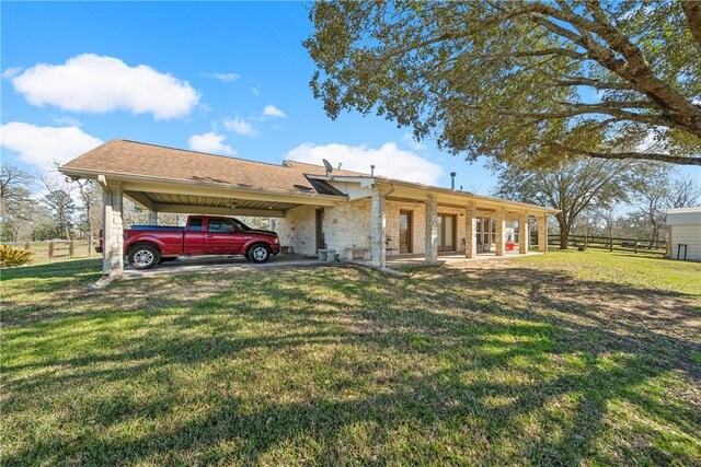 22349 Fm 359th Rd, Hempstead, TX 77445 - single story home featuring an attached carport