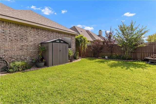 4004 Wild Creek Ct, College Station, TX 77845 - view of yard with a storage unit